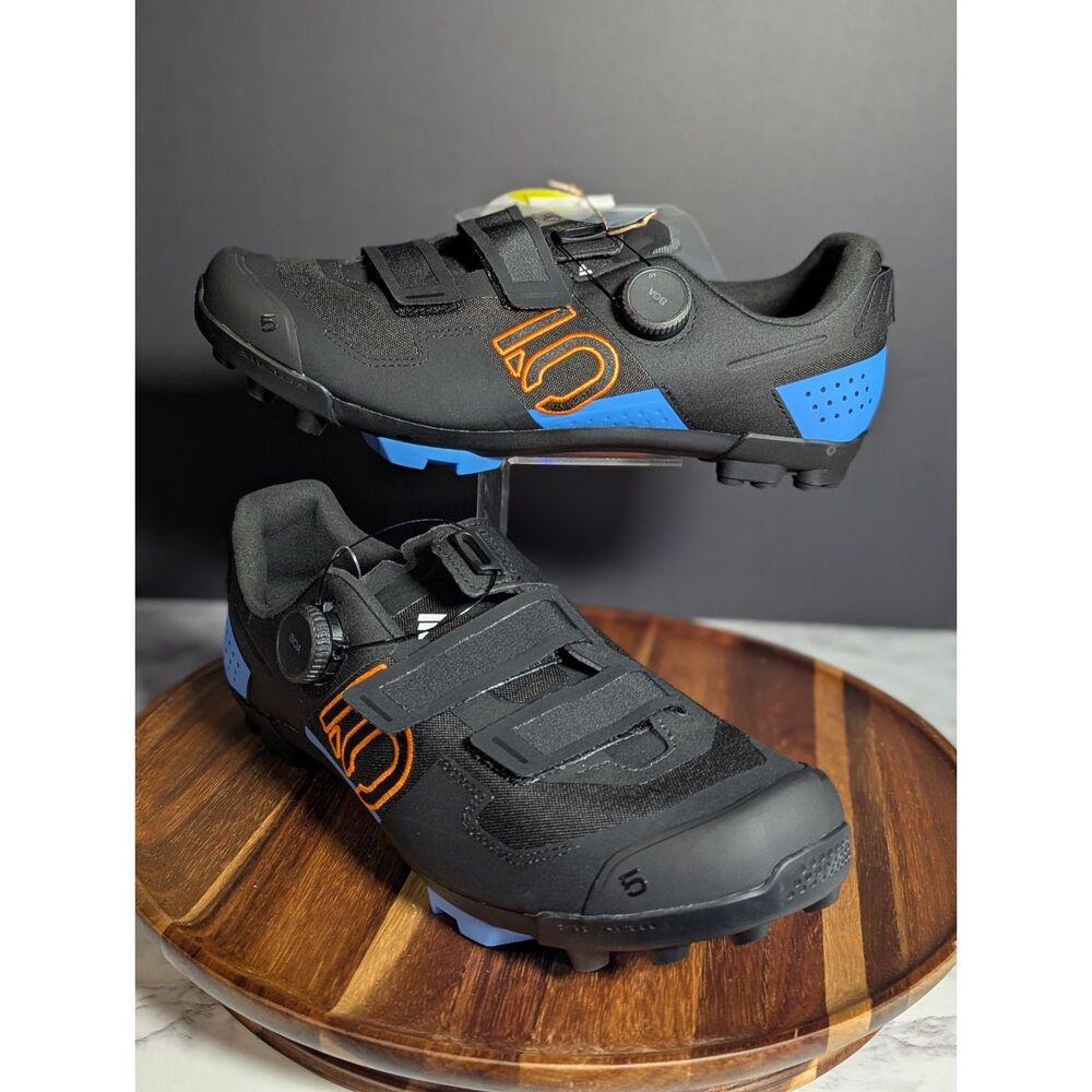 Adidas Five Ten Kestrel BOA Mountain Bike Shoes Mens Size 10 Black Orange Blue